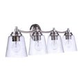 Craftmade 50204-BNK Brushed Polished Nickel Tyler 4 Light Vanity In Brushed Polished Nickel Image 1