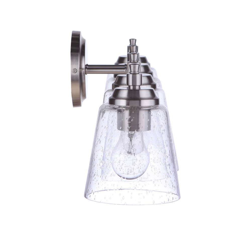 Craftmade 50204-BNK Brushed Polished Nickel Tyler 4 Light Vanity In Brushed Polished Nickel Image 3