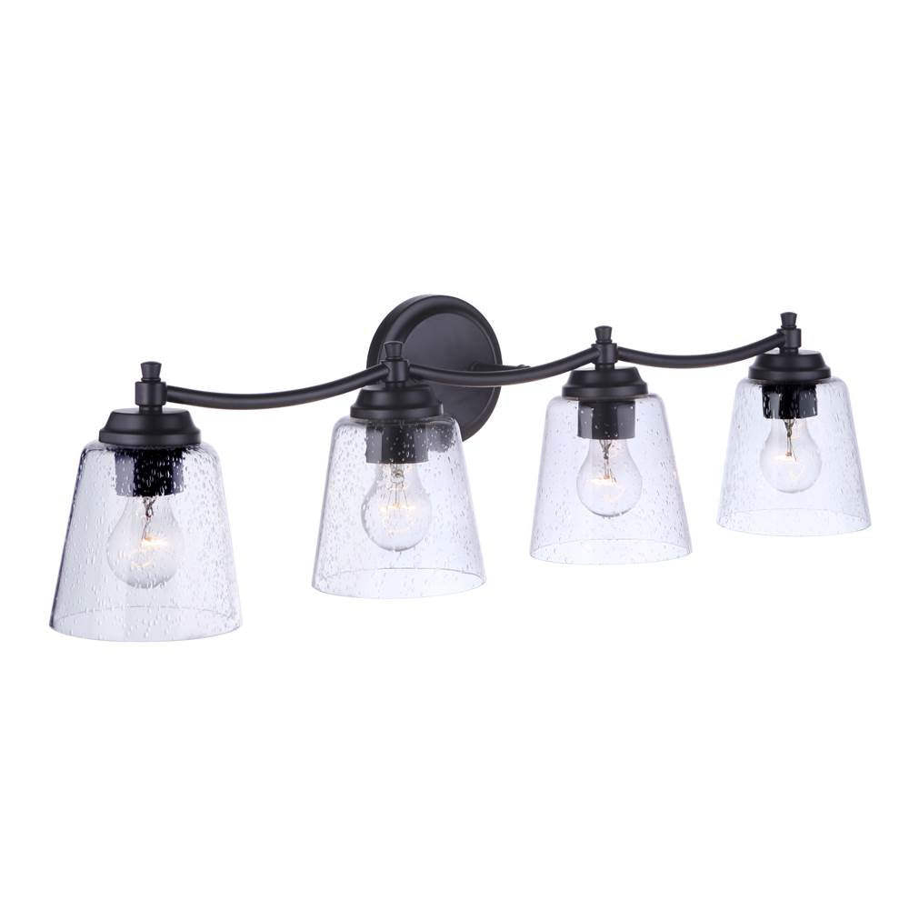 Craftmade Tyler 4 Light Vanity In Brushed Polished Nickel