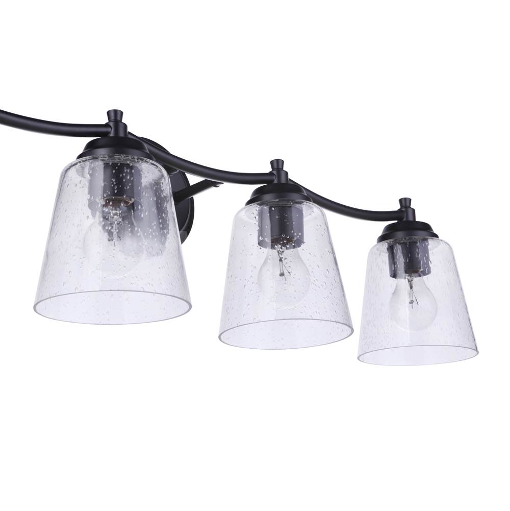 Craftmade 50204-FB Flat Black Tyler 4 Light Vanity In Flat Black Image 3