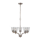 Craftmade Tyler 5 Light Chandelier In Brushed Polished Nickel