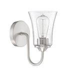 Craftmade 50401-BNK Brushed Polished Nickel Gwyneth 1 Light Wall Sconce In Brushed Polished Nickel Image 1