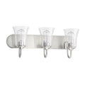 Craftmade 50403-BNK Brushed Polished Nickel Gwyneth 3 Light Vanity In Brushed Polished Nickel Image 1
