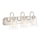 Craftmade Gwyneth 3 Light Vanity In Brushed Polished Nickel