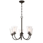 Craftmade Gwyneth 5 Light Chandelier In Brushed Polished Nickel
