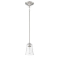 Craftmade 50491-BNK Brushed Polished Nickel Gwyneth 1 Light Mini Pendant In Brushed Polished Nickel Image 1