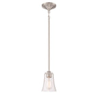 Craftmade Gwyneth 1 Light Mini Pendant In Brushed Polished Nickel