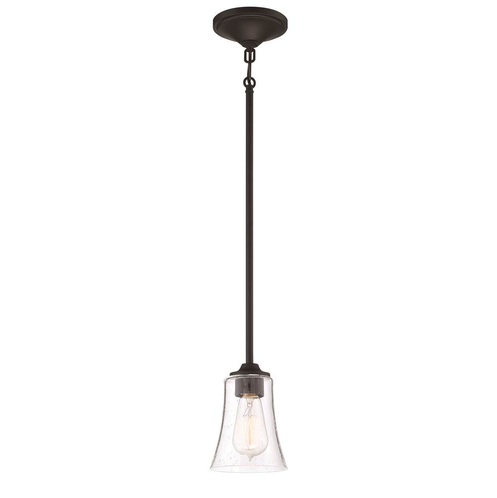 Craftmade Gwyneth 1 Light Mini Pendant In Brushed Polished Nickel