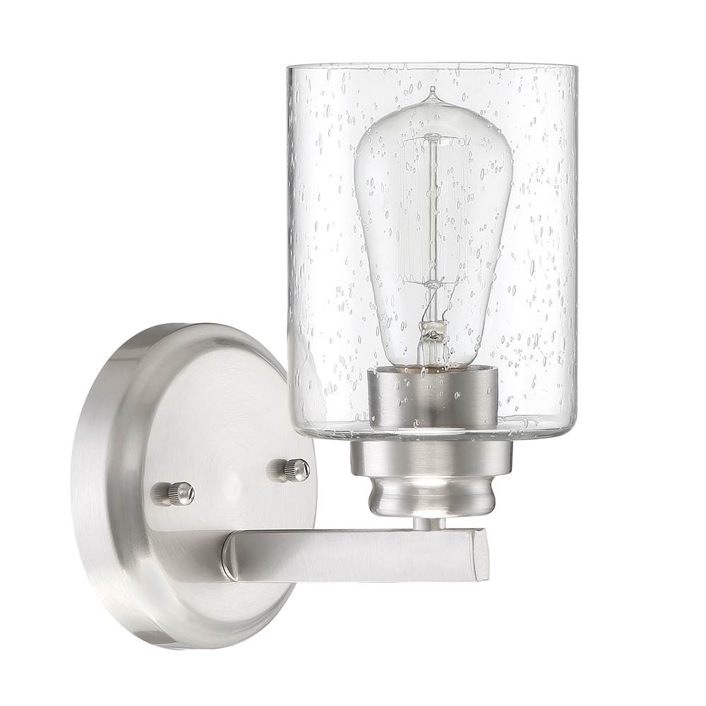 Craftmade 50501-BNK Brushed Polished Nickel Bolden 1 Light Vanity In Brushed Polished Nickel Image 1