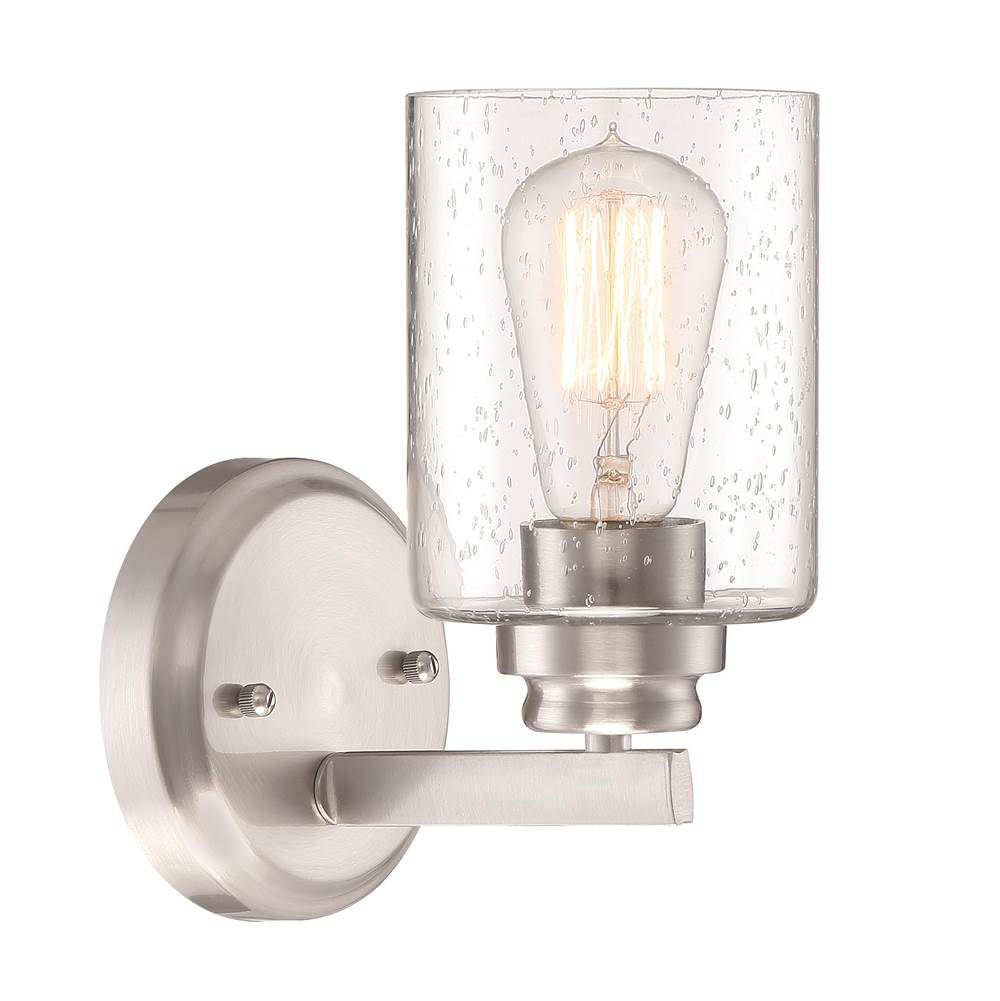 Craftmade Bolden 1 Light Vanity In Brushed Polished Nickel