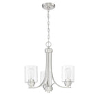 Craftmade 50523-BNK Brushed Polished Nickel Bolden 3 Light Chandelier In Brushed Polished Nickel Image 1
