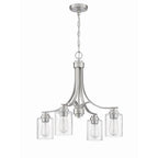 Craftmade 50524-BNK Brushed Polished Nickel Bolden 4 Light Chandelier In Brushed Polished Nickel Image 1