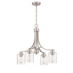 Craftmade Bolden 4 Light Chandelier In Brushed Polished Nickel