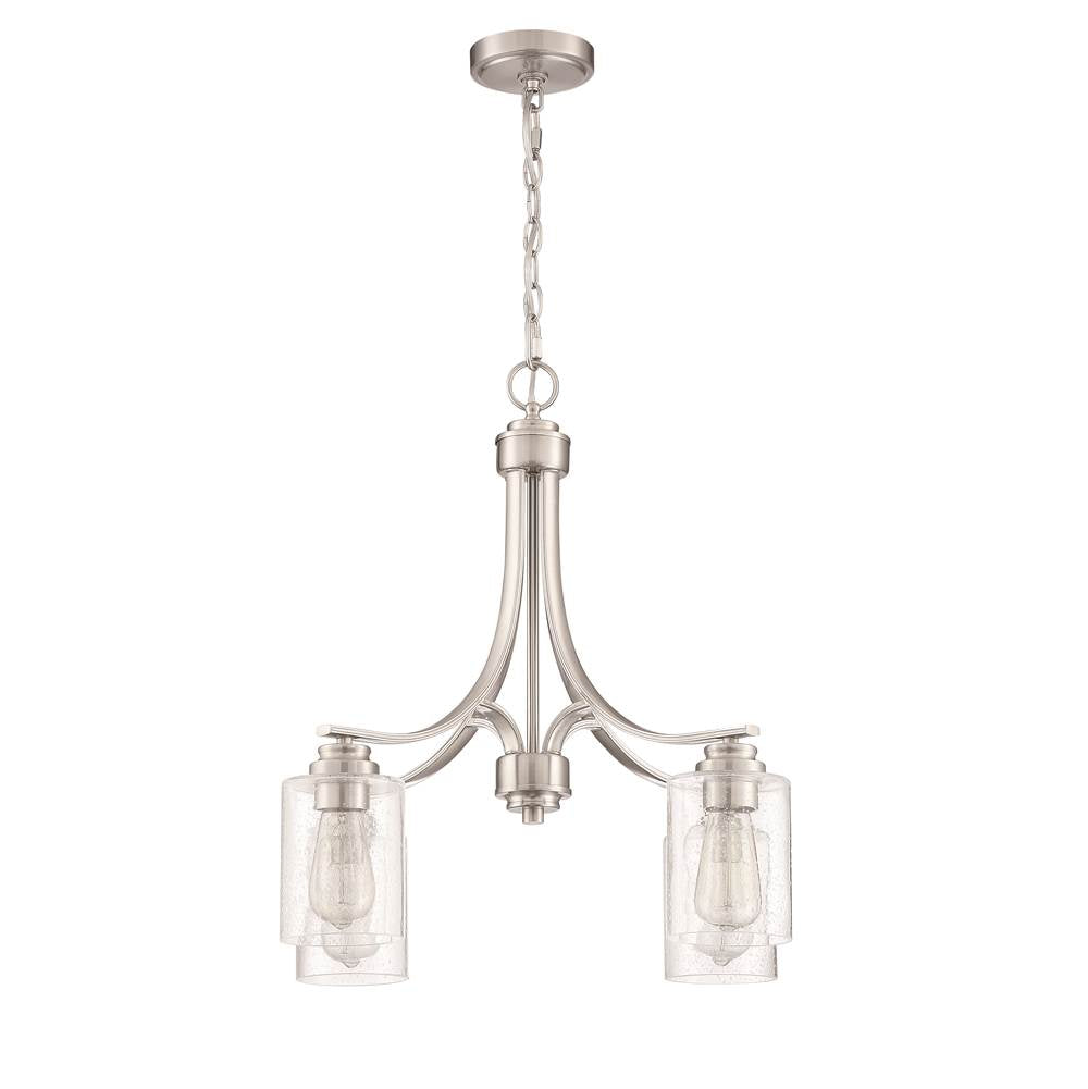 Craftmade 50524-BNK Brushed Polished Nickel Bolden 4 Light Chandelier In Brushed Polished Nickel Image 5