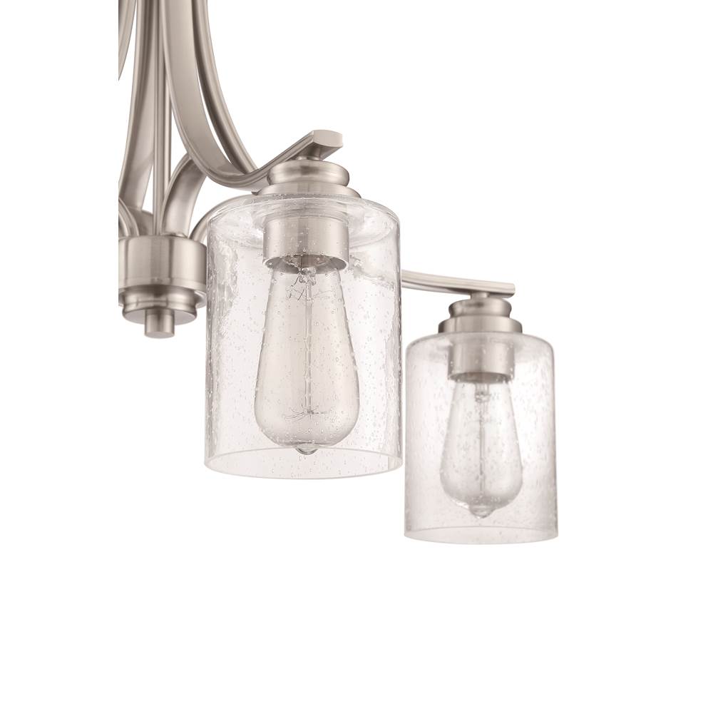 Craftmade 50524-BNK Brushed Polished Nickel Bolden 4 Light Chandelier In Brushed Polished Nickel Image 3