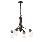 Craftmade Bolden 4 Light Chandelier In Brushed Polished Nickel
