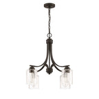Craftmade 50524-FB Flat Black Bolden 4 Light Chandelier In Flat Black Image 4