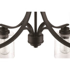 Craftmade 50524-FB Flat Black Bolden 4 Light Chandelier In Flat Black Image 2