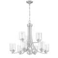 Craftmade 50529-BNK Brushed Polished Nickel Bolden 9 Light Chandelier In Brushed Polished Nickel Image 1