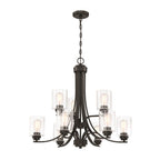Craftmade Bolden 9 Light Chandelier In Brushed Polished Nickel