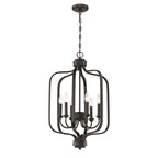 Craftmade Bolden 6 Light Foyer In Brushed Polished Nickel
