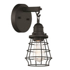 Craftmade Thatcher 1 Light Wall Sconce In Flat Black