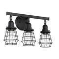 Craftmade 50603-FB Flat Black Thatcher 3 Light Vanity In Flat Black Image 1
