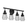 Craftmade 50604-FB Flat Black Thatcher 4 Light Vanity In Flat Black Image 1