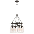 Craftmade 52124-ESP Espresso Crosspoint 4 Light Outdoor Chandelier Espresso Image 1
