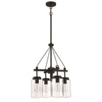Craftmade Crosspoint 4 Light Outdoor Chandelier Espresso