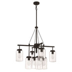 Craftmade Crosspoint 8 Light Outdoor Chandelier Espresso