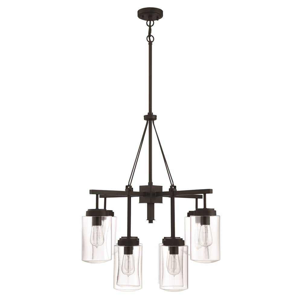 Craftmade 52128-ESP Espresso Crosspoint 8 Light Outdoor Chandelier Espresso Image 3
