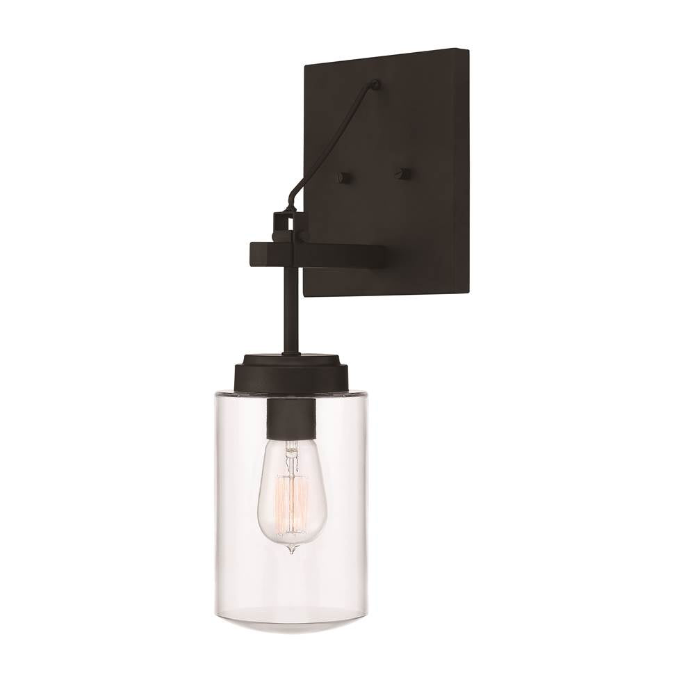 Craftmade 52161-ESP Espresso Crosspoint 1 Light Outdoor Wall Sconce Espresso Image 1