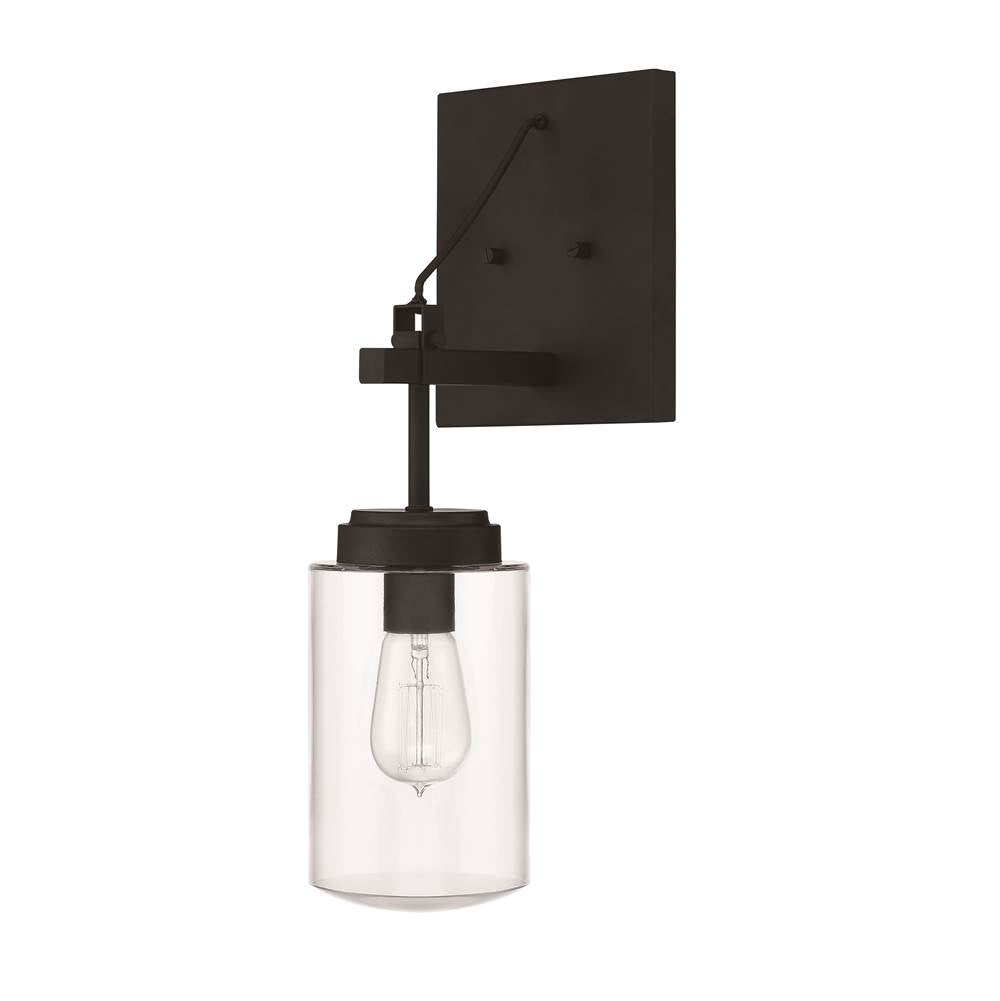 Craftmade Crosspoint 1 Light Outdoor Wall Sconce Espresso