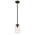 Craftmade 52191-ESP Espresso Crosspoint 1 Light Outdoor Mini Pendant Espresso Image 1