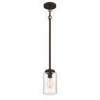 Craftmade 52191-ESP Espresso Crosspoint 1 Light Outdoor Mini Pendant Espresso Image 1