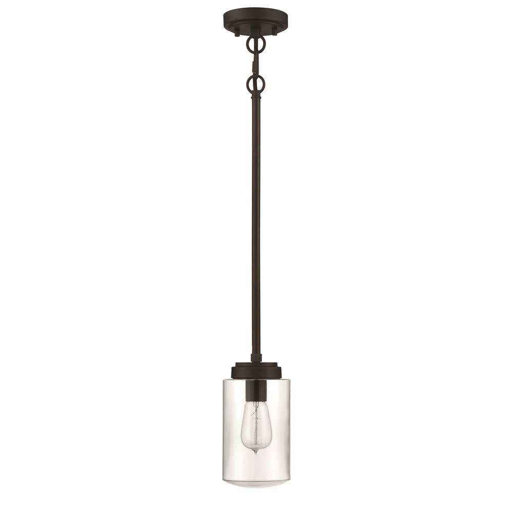 Craftmade 52191-ESP Espresso Crosspoint 1 Light Outdoor Mini Pendant Espresso Image 3