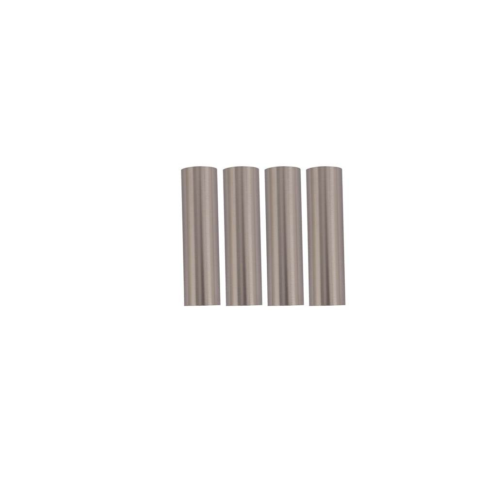 Craftmade  Set Of 4 Brushed Polished Nickel Candle Covers For 52935-fb (fixture Not Included)