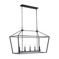 Craftmade Flynt 5 Light Island In Flat Black