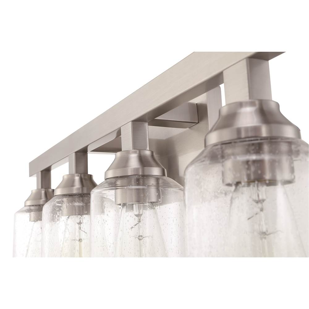 Craftmade 53104-BNK Brushed Polished Nickel Chicago 4 Light Vanity In Brushed Polished Nickel Image 4
