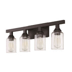 Craftmade Chicago 4 Light Vanity In Brushed Polished Nickel