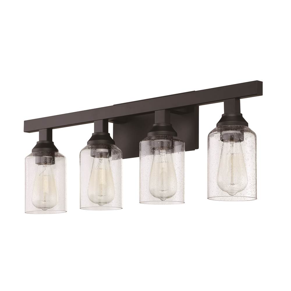 Craftmade Chicago 4 Light Vanity In Brushed Polished Nickel