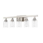 Craftmade 53105-BNK Brushed Polished Nickel Chicago 5 Light Vanity In Brushed Polished Nickel Image 1