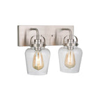 Craftmade Trystan 2 Light Vanity In Brushed Polished Nickel