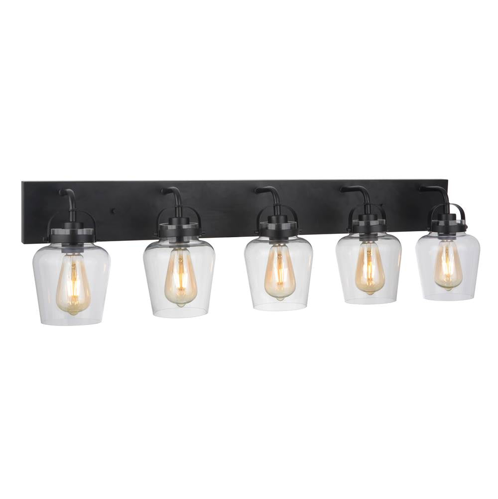 Craftmade Trystan 5 Light Vanity In Brushed Polished Nickel