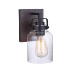 Craftmade Foxwood 1 Light Wall Sconce In Brushed Polished Nickel