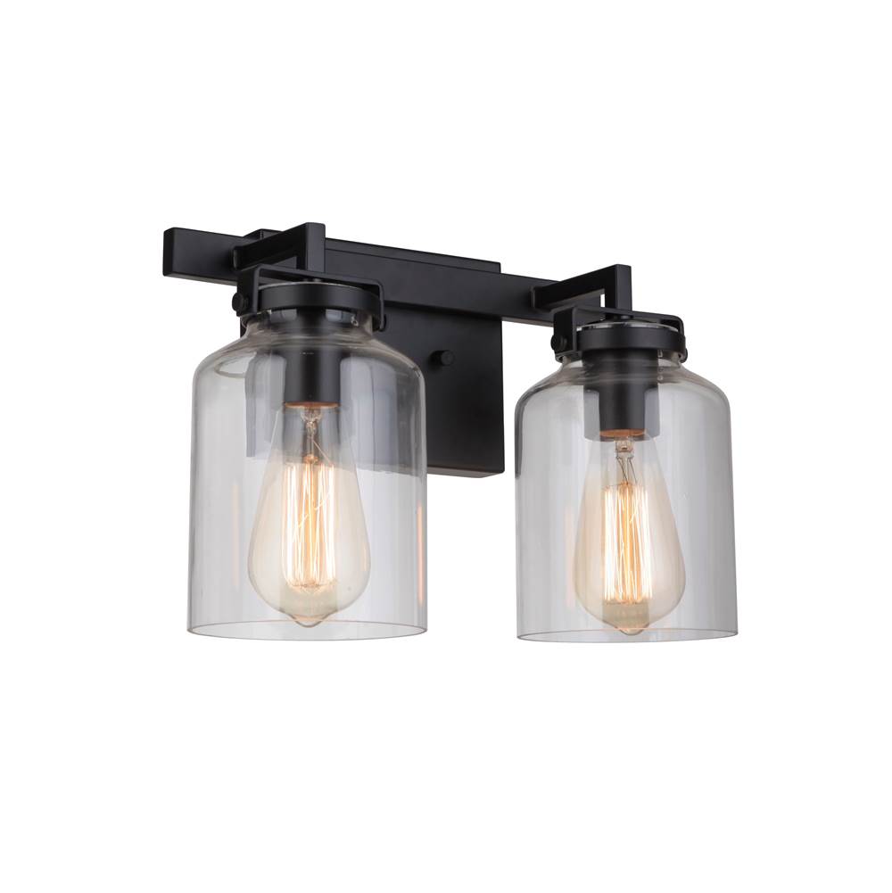 Craftmade Foxwood 2 Light Vanity In Brushed Polished Nickel