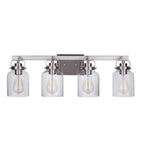 Craftmade Foxwood 4 Light Vanity In Brushed Polished Nickel
