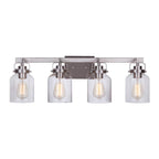 Craftmade 53604-BNK Brushed Polished Nickel Foxwood 4 Light Vanity In Brushed Polished Nickel Image 2