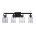Craftmade Foxwood 4 Light Vanity In Brushed Polished Nickel